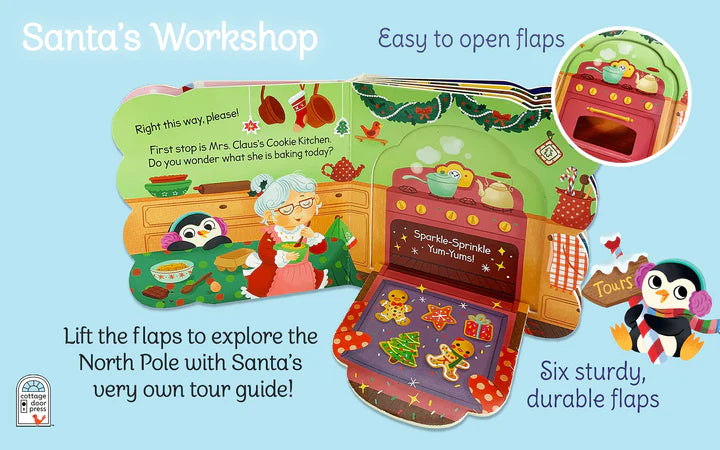 Santa's Workshop Christmas Lift-a-Flap Book
