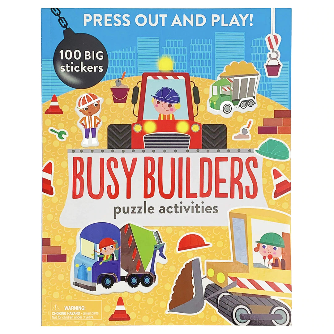 Busy Builders Puzzle Activities Book