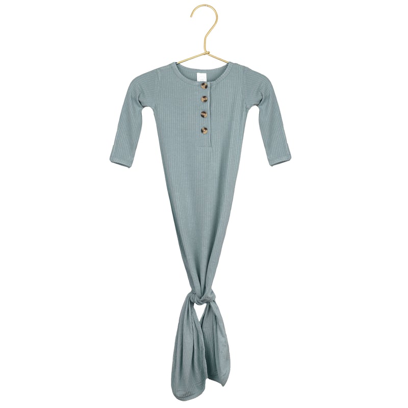 Ribbed Knotted Gown