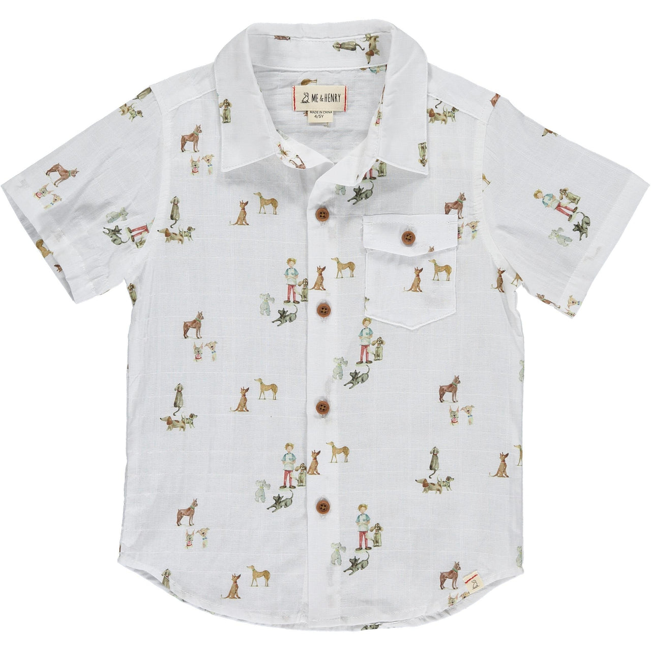 Henry Graphic Button Up