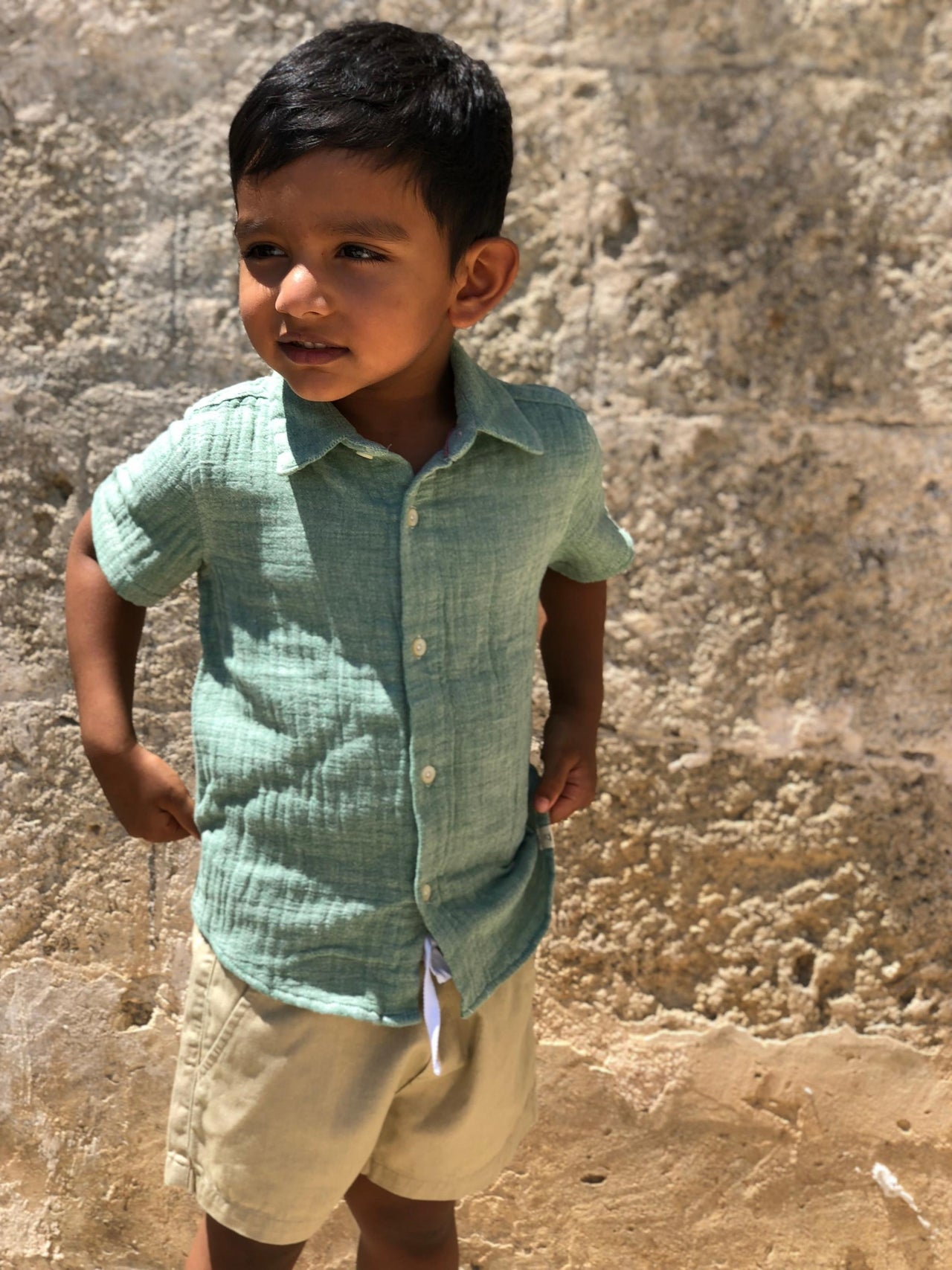 Khaki Twill Shorts **FINAL SALE**