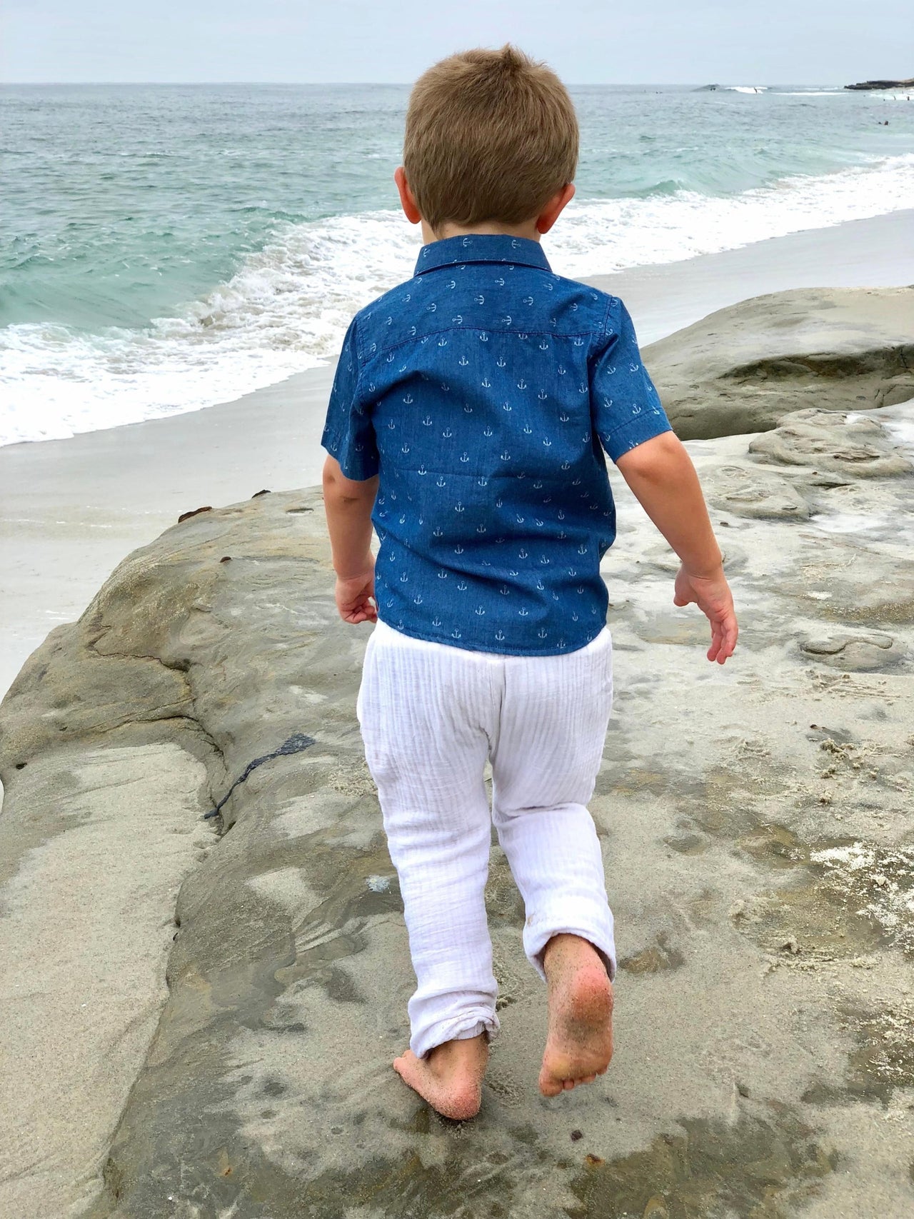 Lightweight Gauze Pants | White **FINAL SALE**