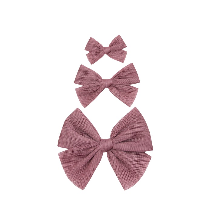 Tulle Bow Clip