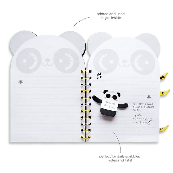 Jelly Notebook - Panda