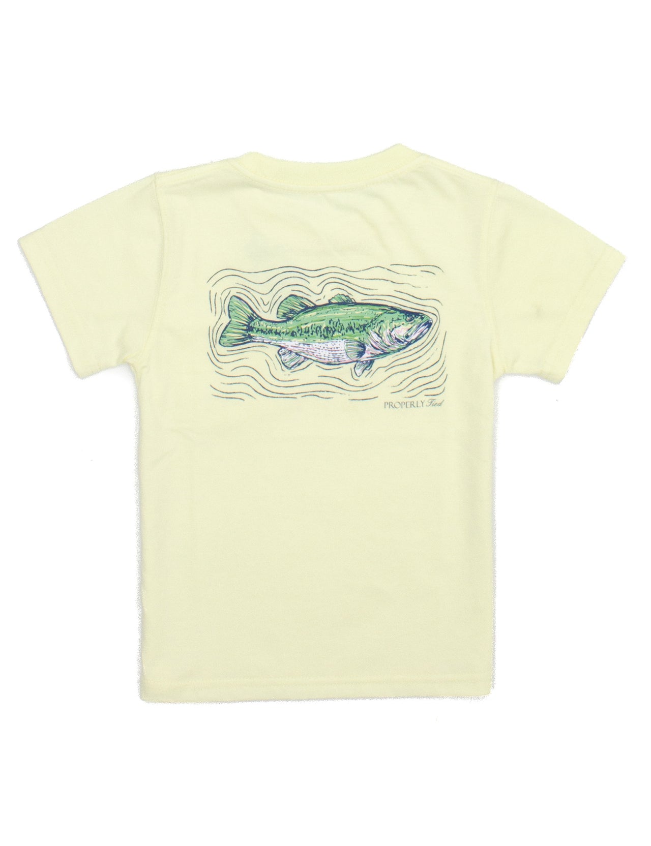 Spotted Bass Tee- Light Yellow