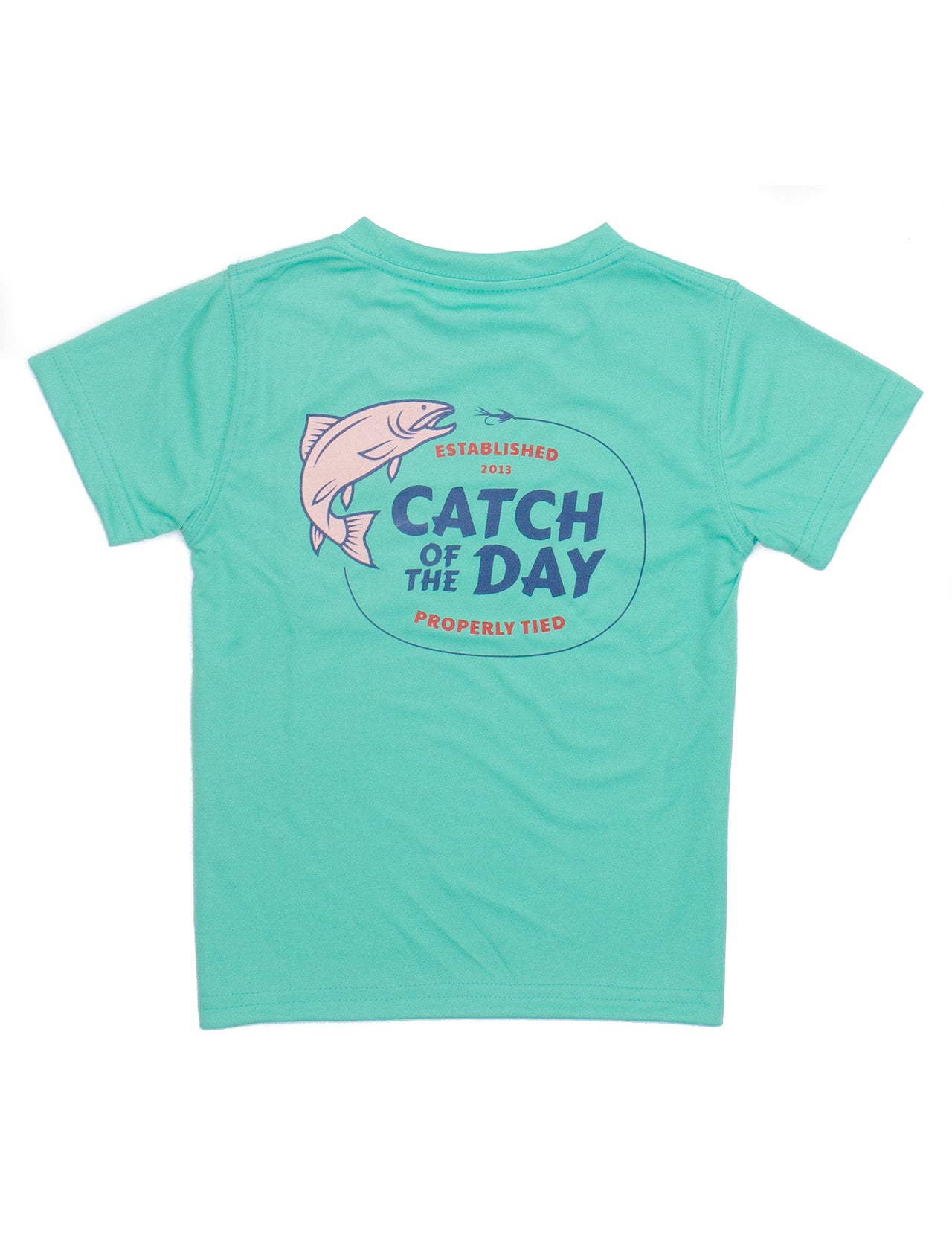 Catch Of The Day Tee- Soft Green