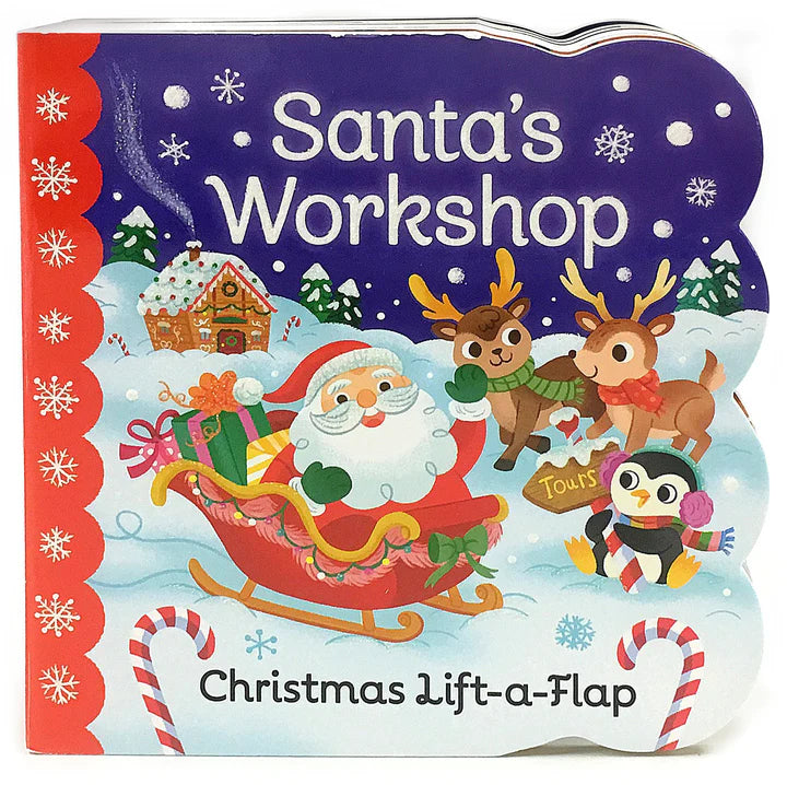 Santa's Workshop Christmas Lift-a-Flap Book