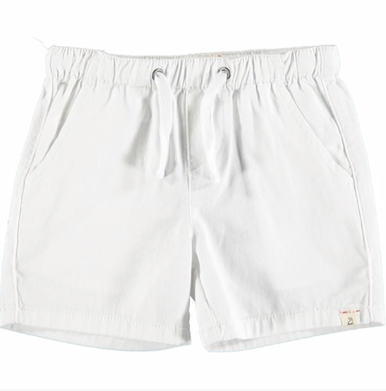 White Twill Shorts
