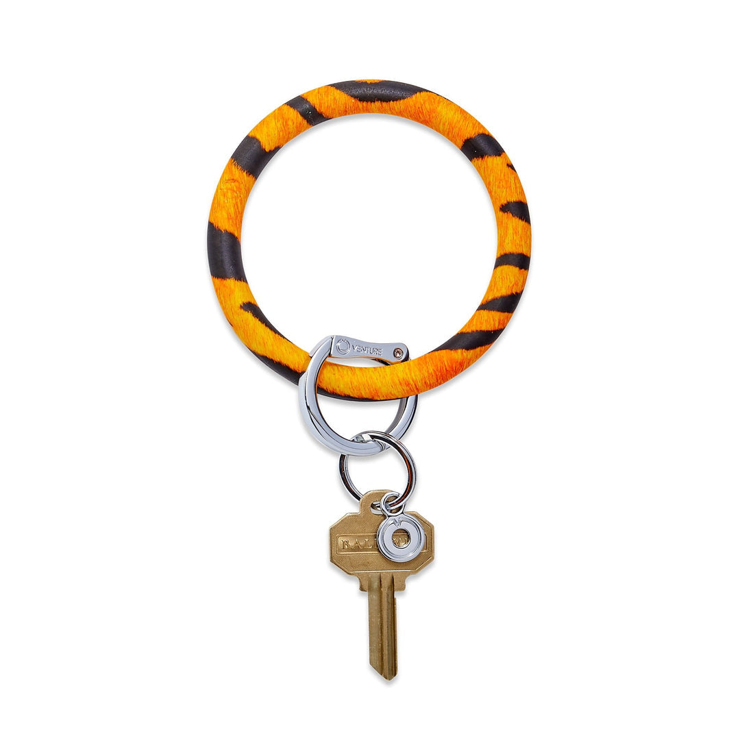 Tiger - Silicone Big O® Key Ring