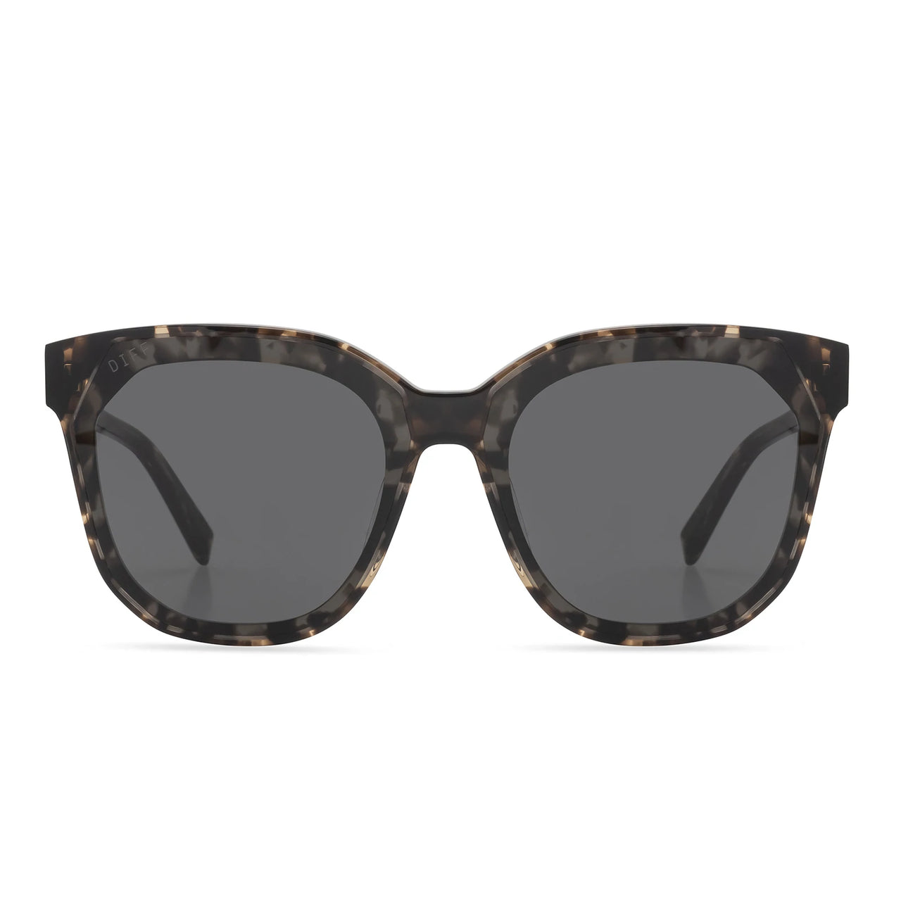 DIFF GIA Espresso Tortoise Grey Sunglasses