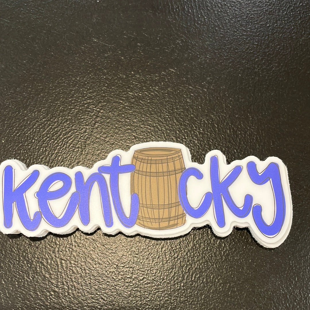 Kentucky Bourbon Barrel Sticker