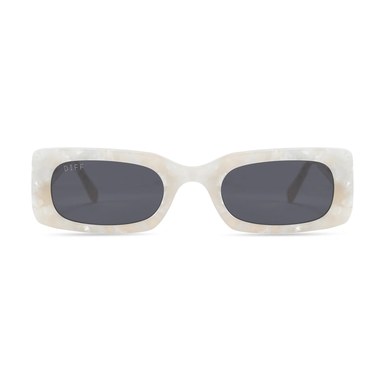 DIFF Lotus Locs White Pearl Grey Sunglasses