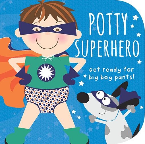 Potty Superhero (Boy) Blue Cover