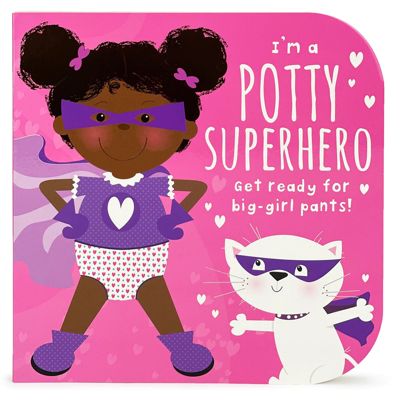 Potty Superhero (Girl) Pink Cover